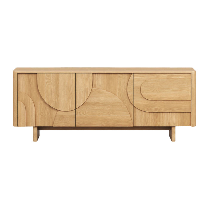 by fonQ Brikk Dressoir B 200 cm - Eiken / Naturel