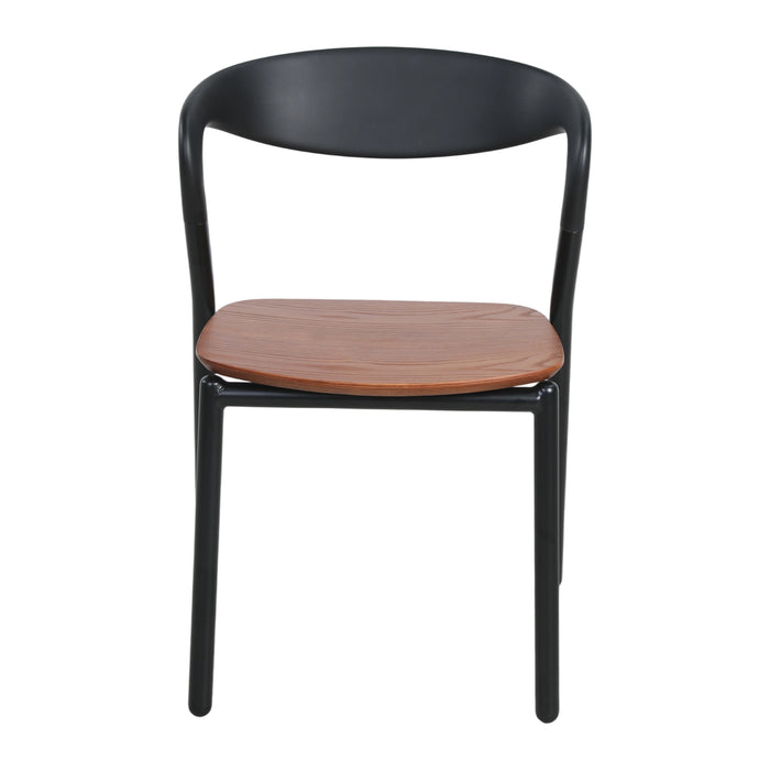 by fonQ Aera Eetkamerstoel - Bruin / Zwart