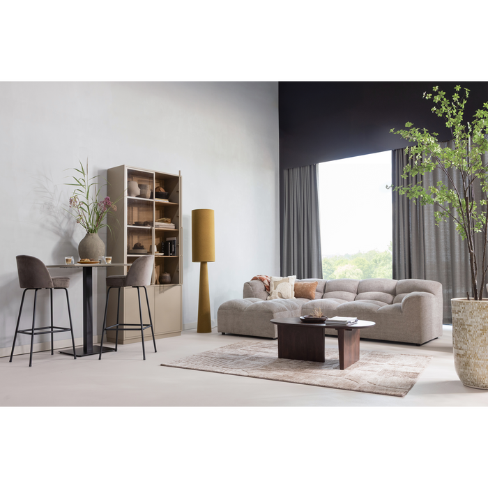 WOOOD Seam Salontafel - Mango Hout - Walnoot - 40x110x60