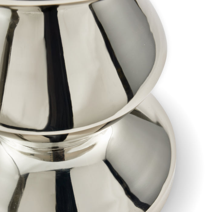 POLSPOTTEN Zig Zag Bijzettafel - Zilver