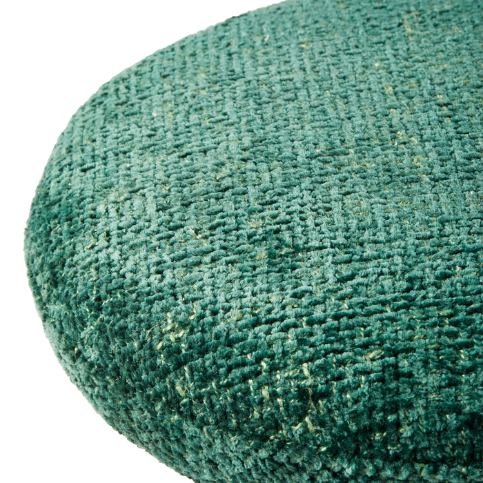 POLSPOTTEN Zig Zag Kruk - Donkergroen