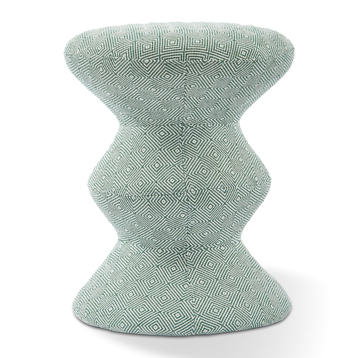 POLSPOTTEN Zig Zag Kruk - Lichtgroen