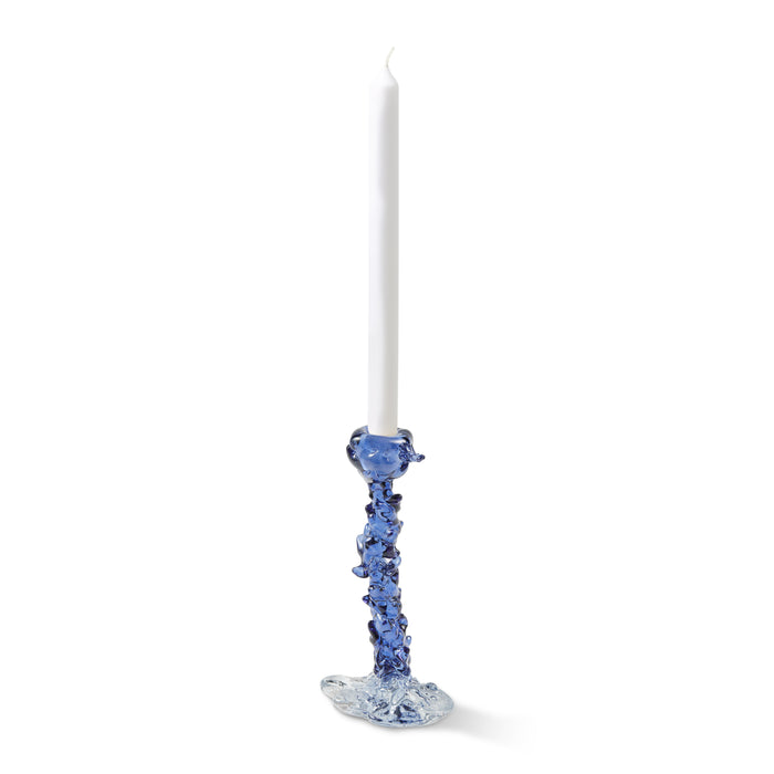 POLSPOTTEN Drip Kandelaar L - Donkerblauw