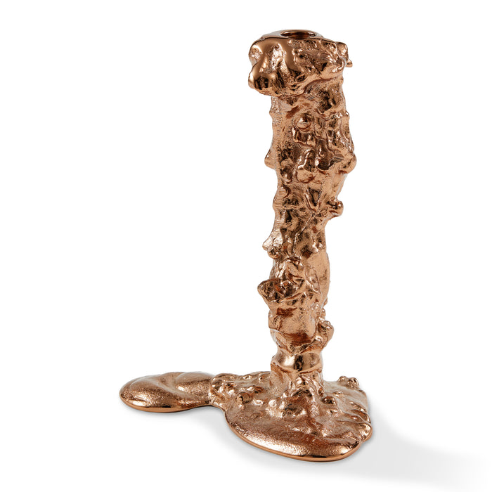 POLSPOTTEN Drip Kandelaar L - Lichtroze