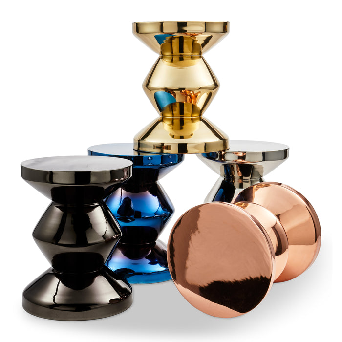 POLSPOTTEN Zig Zag Bijzettafel - Zwart