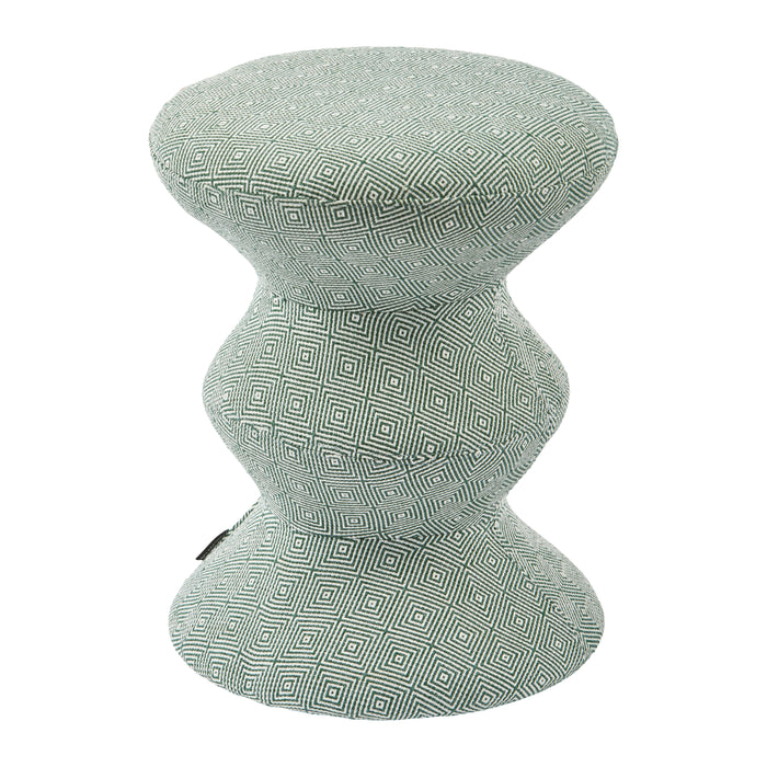 POLSPOTTEN Zig Zag Kruk - Lichtgroen