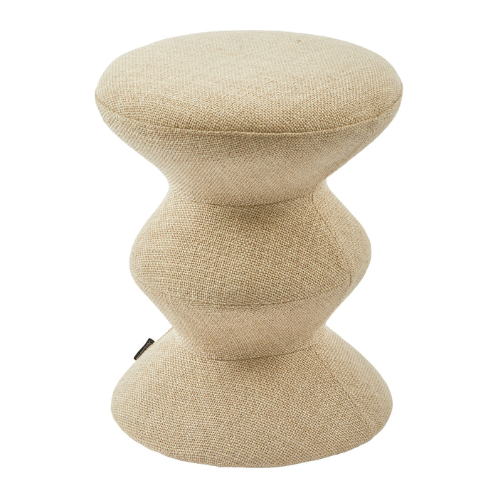 POLSPOTTEN Zig Zag Kruk - Beige