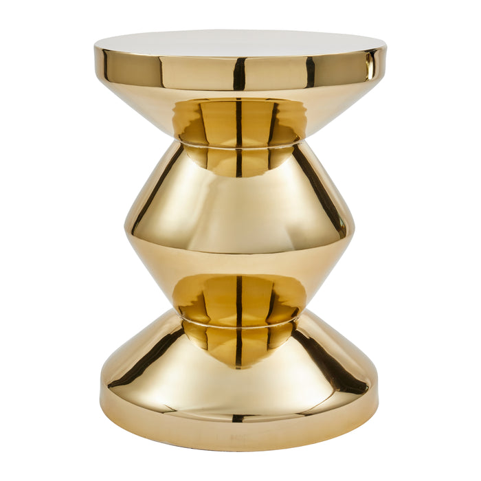 POLSPOTTEN Zig Zag Bijzettafel - Goud