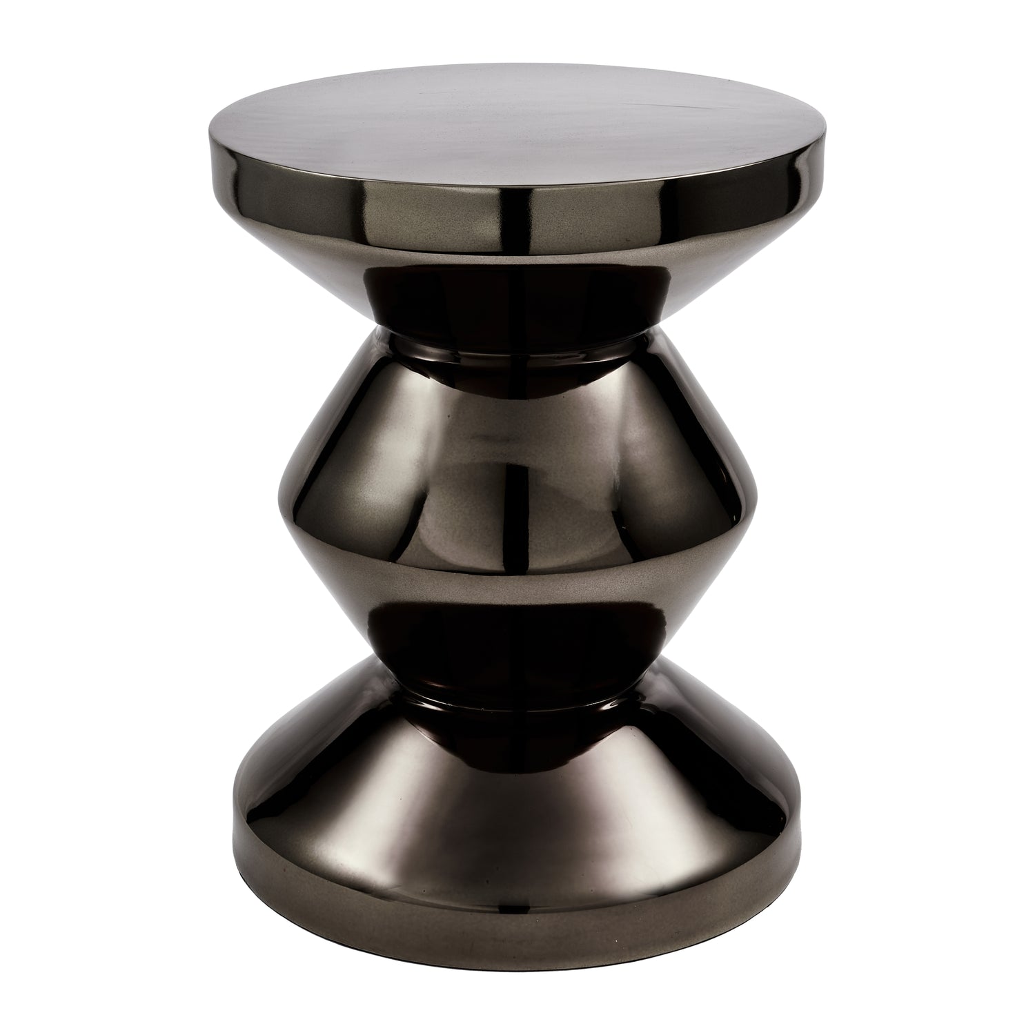 POLSPOTTEN Zig Zag Bijzettafel - Zwart