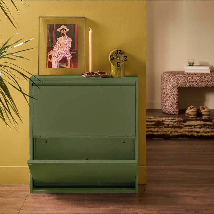 by fonQ Klip Schoenenkast - 2 Vakken - Pesto