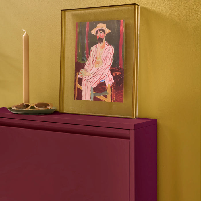 by fonQ Klip Schoenenkast - 2 Vakken - Bordeaux