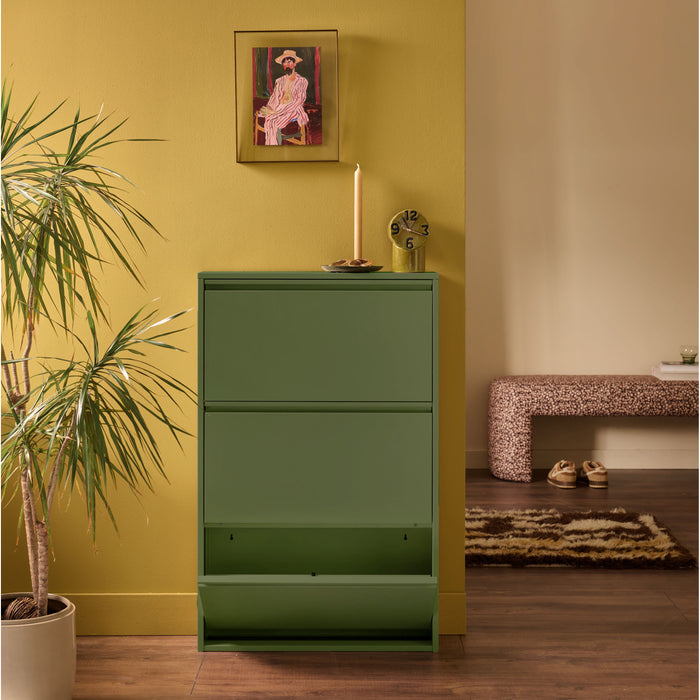 by fonQ Klip Schoenenkast - 3 Vakken - Pesto