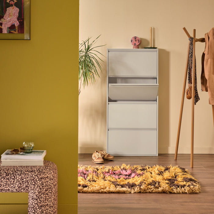 by fonQ Klip Schoenenkast - 4 Vakken - Cashmere