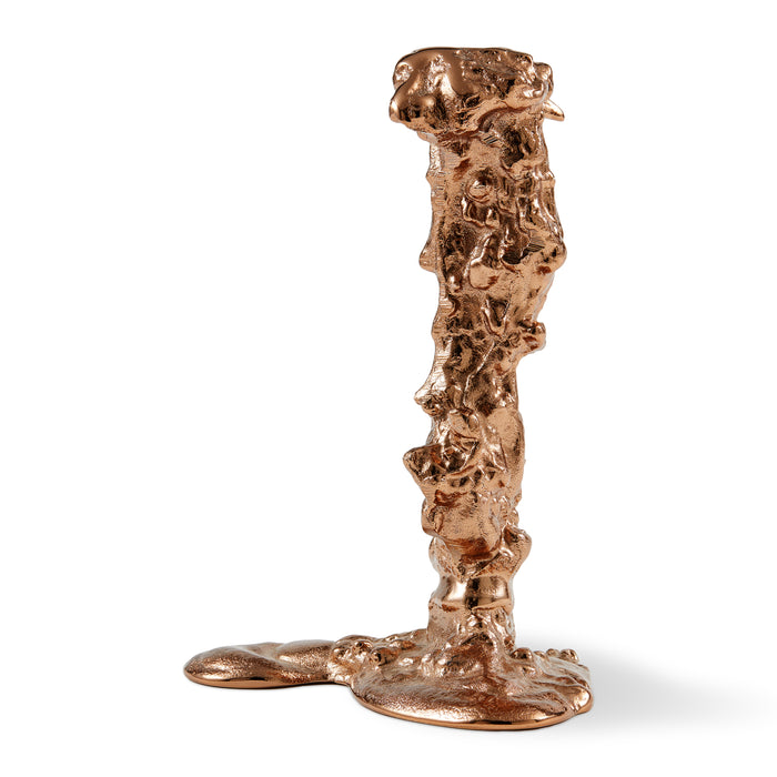 POLSPOTTEN Drip Kandelaar L - Lichtroze