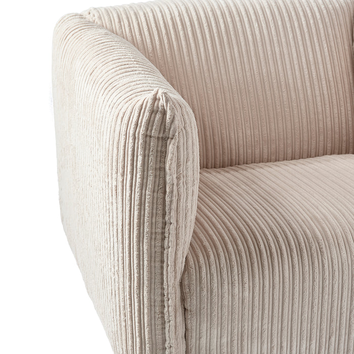 by fonQ Ribbon Fauteuil - Crème - Rib