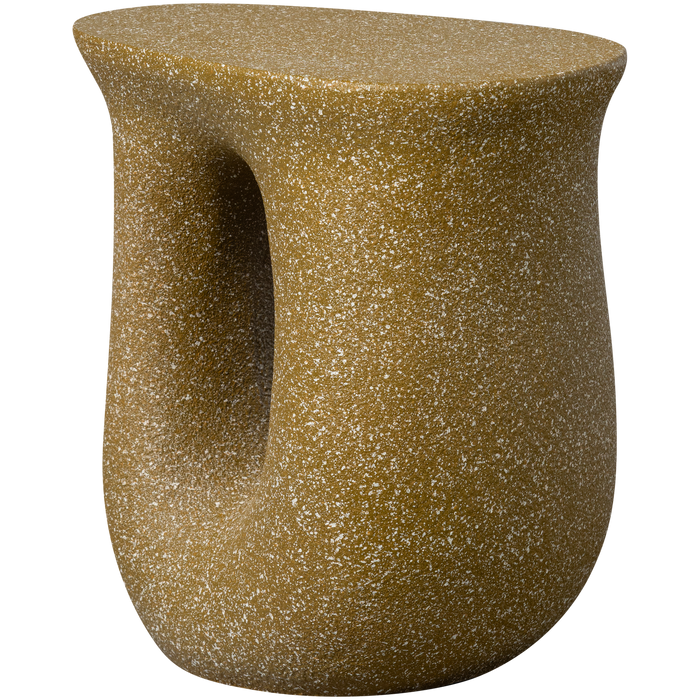 WOOOD Mason Bijzettafel Met Spikkels - Magnesium - Groen - 45x42x33