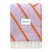 Maison Deux Lines Plaid - Lila / Oranje