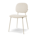 Nolon Jasmijn Eetkamerstoel Bouclé Beige - Grijsbeige