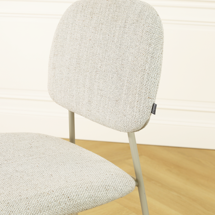 Nolon Jasmijn Eetkamerstoel Beige Gemêleerd - Grijsbeige