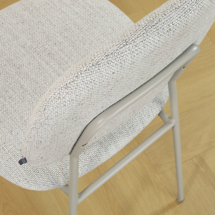 Nolon Jasmijn Eetkamerstoel Beige Gemêleerd - Grijsbeige