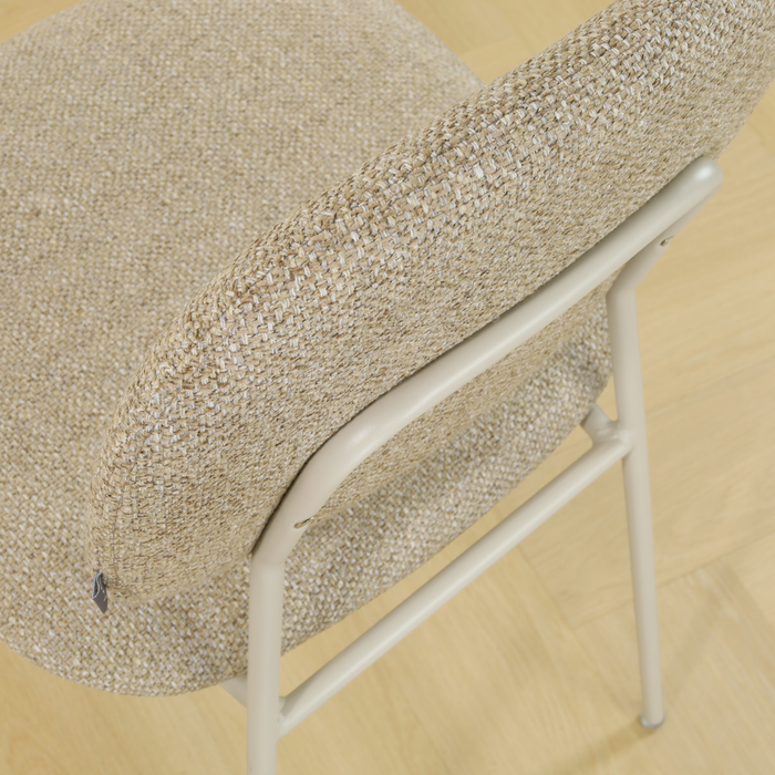 Nolon Jasmijn Eetkamerstoel  Taupe - Grijsbeige