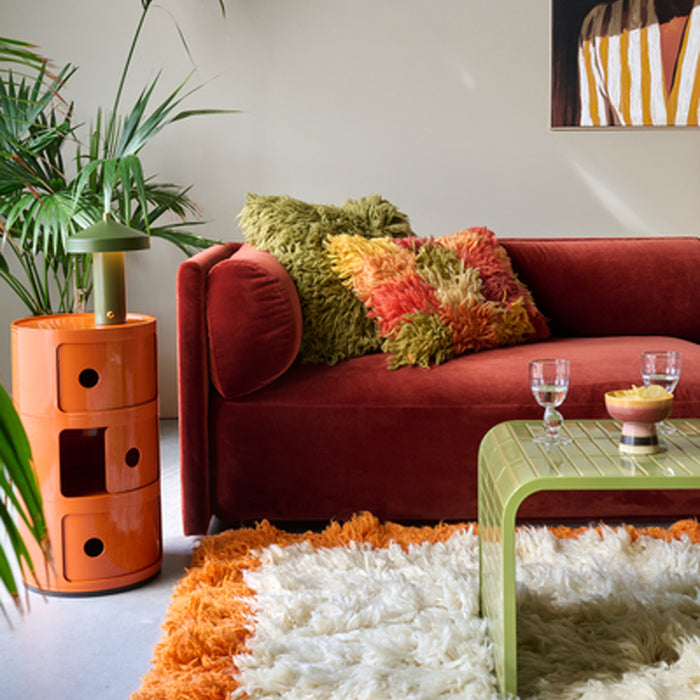 HKliving Fluffy Rag Sierkussen 40 x 60 cm