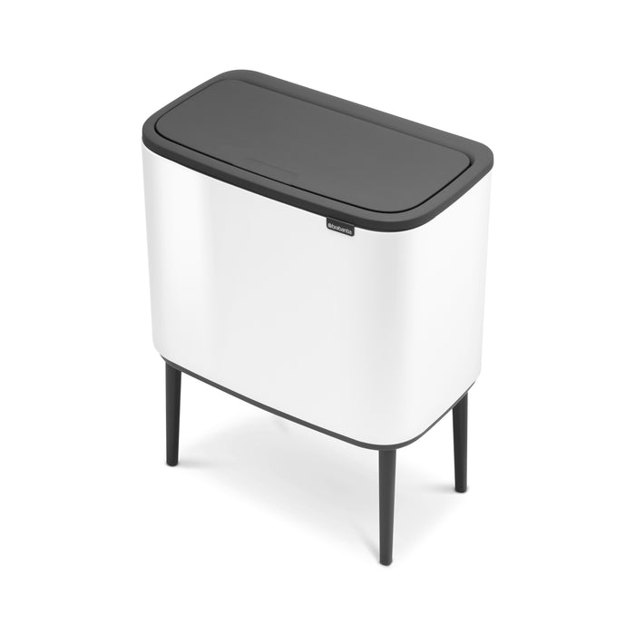 Brabantia Bo Touch Bin Afvalemmer 3 x 11 L  - Wit