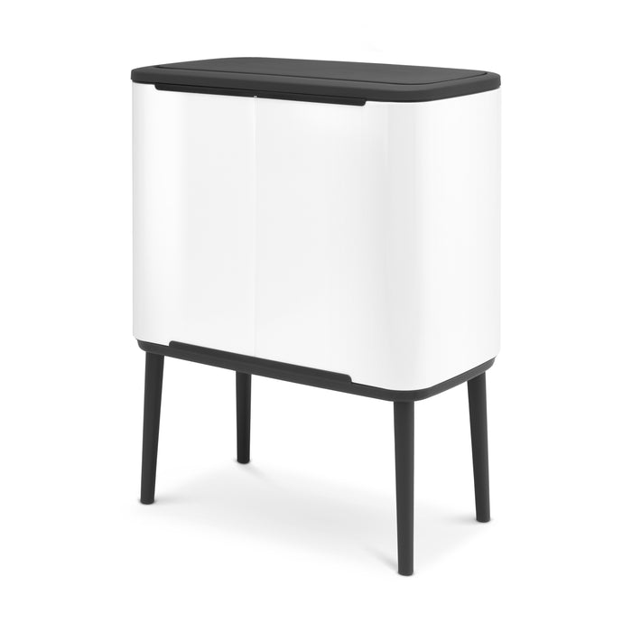 Brabantia Bo Touch Bin Afvalemmer 3 x 11 L  - Wit