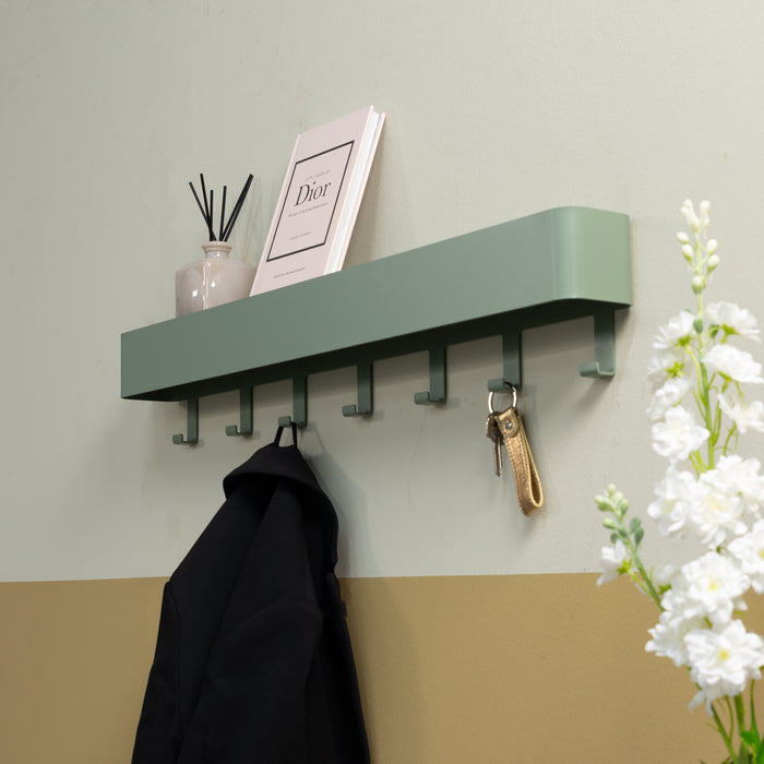 Spinder Design Dax Play 7 Wandkapstok H 12 cm - Groen