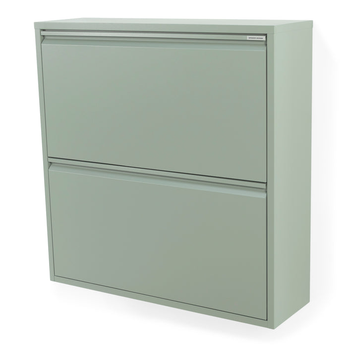 Spinder Design Billy 2 Schoenenkast - Lichtgroen
