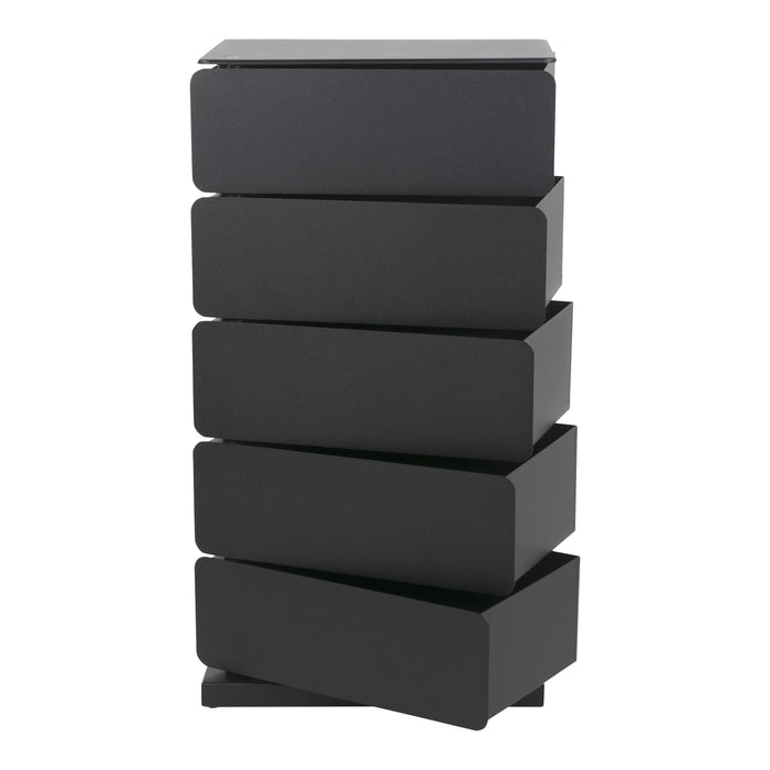 Spinder Design Joey 5 Schoenenkast - Zwart