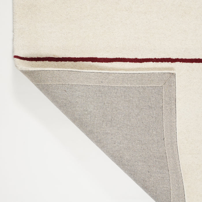 by fonQ Line Vloerkleed 170 x 240 cm - Rood