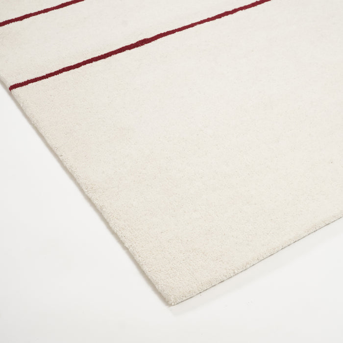 by fonQ Line Vloerkleed 170 x 240 cm - Rood