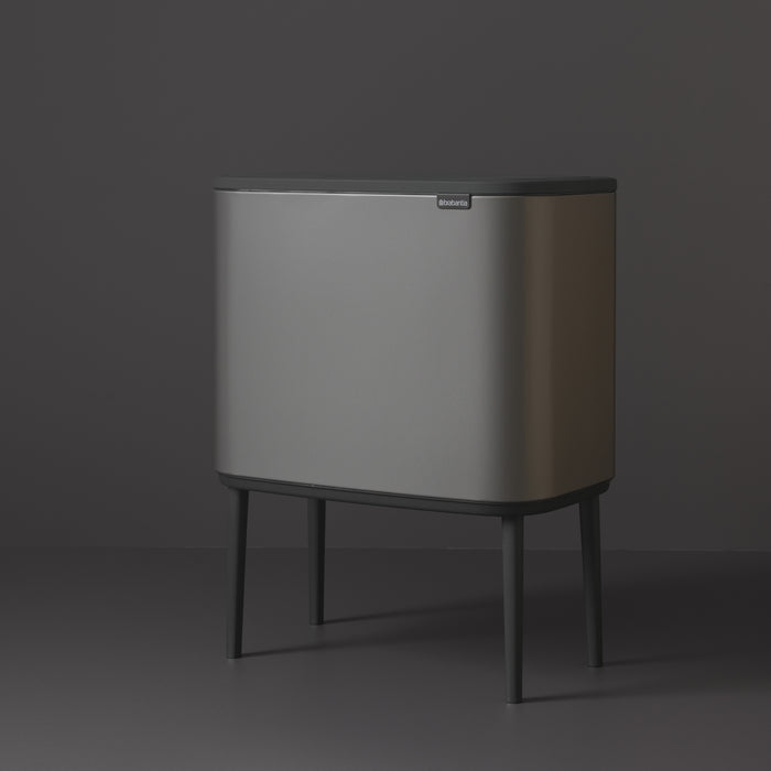 Brabantia Bo Touch Bin Afvalemmer 3 x 11 L - Platinum