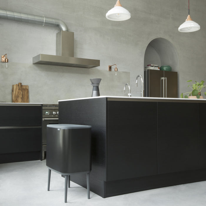Brabantia Bo Touch Bin Afvalemmer 3 x 11 L  - Zwart