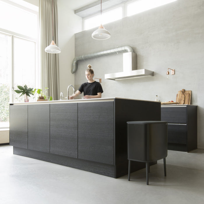Brabantia Bo Touch Bin Afvalemmer 3 x 11 L  - Zwart