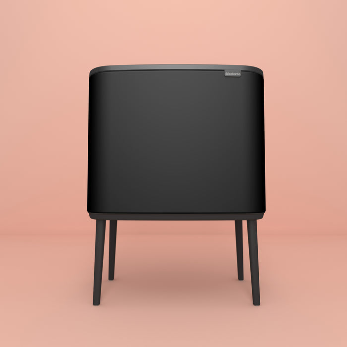 Brabantia Bo Touch Bin Afvalemmer 3 x 11 L  - Zwart
