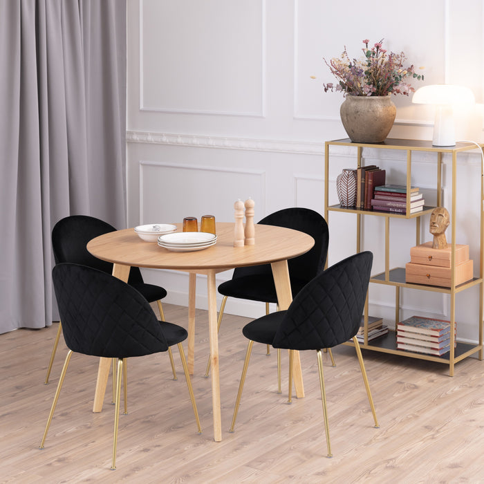 by fonQ basic Crow Eettafel - Ø 105 cm - Eiken