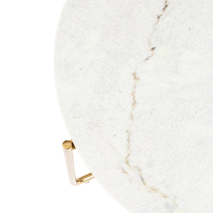 by fonQ basic Chique Salontafel Ø 70 cm - Wit