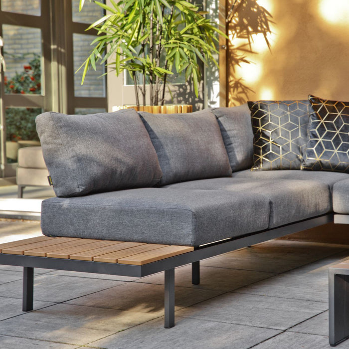 Woood Bari platform Loungeset - Grijs