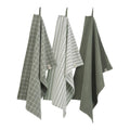 Walra Dry with Cubes Uni Keuken- en Theedoekset 3 st. - Groen