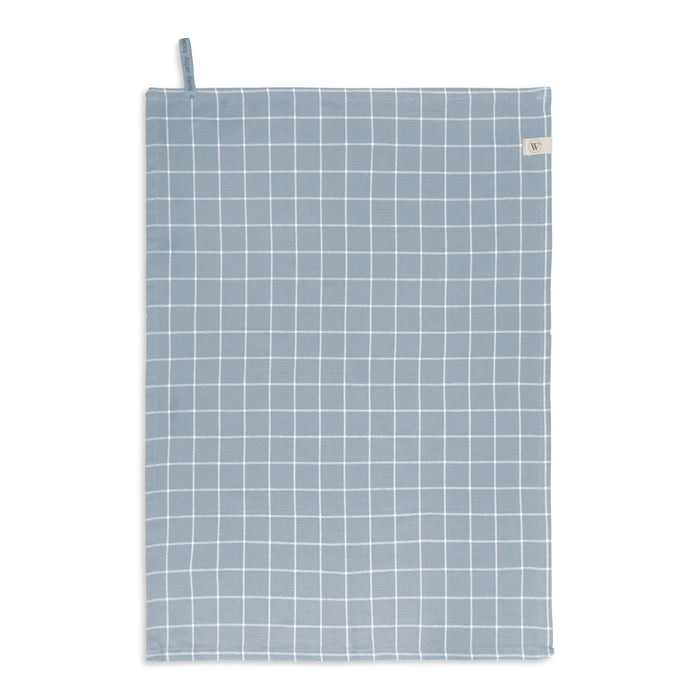 Walra Dry with Cubes Uni Keuken- en Theedoekset 3 st. - Blauw