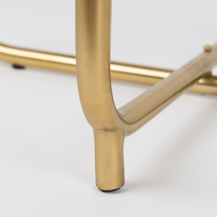 by fonQ basic Chique Bijzettafel Ø 44,5 cm - Wit