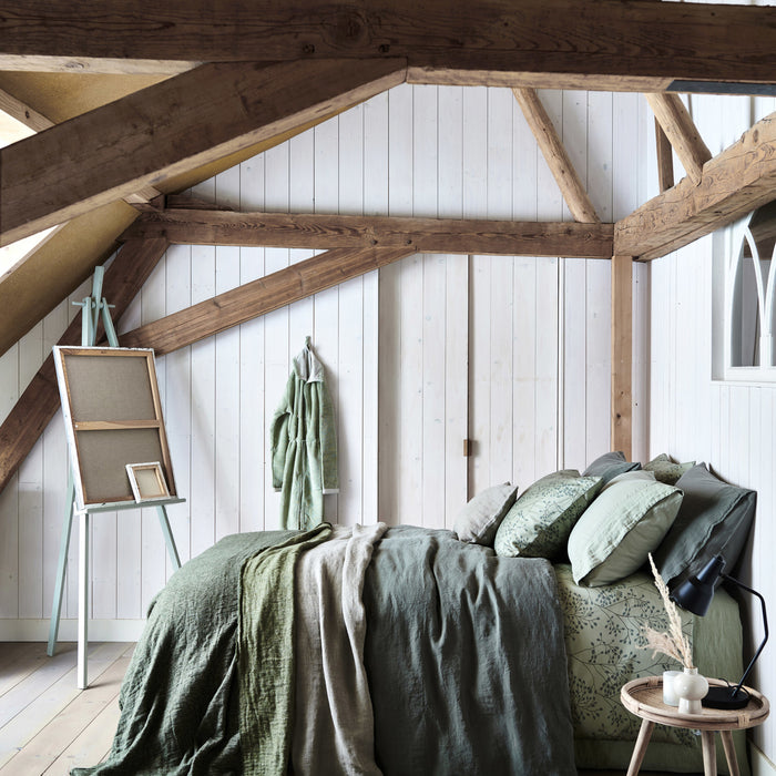 Vandyck Washed Cotton Dekbedovertrek 200 x 200/220 cm - Wit