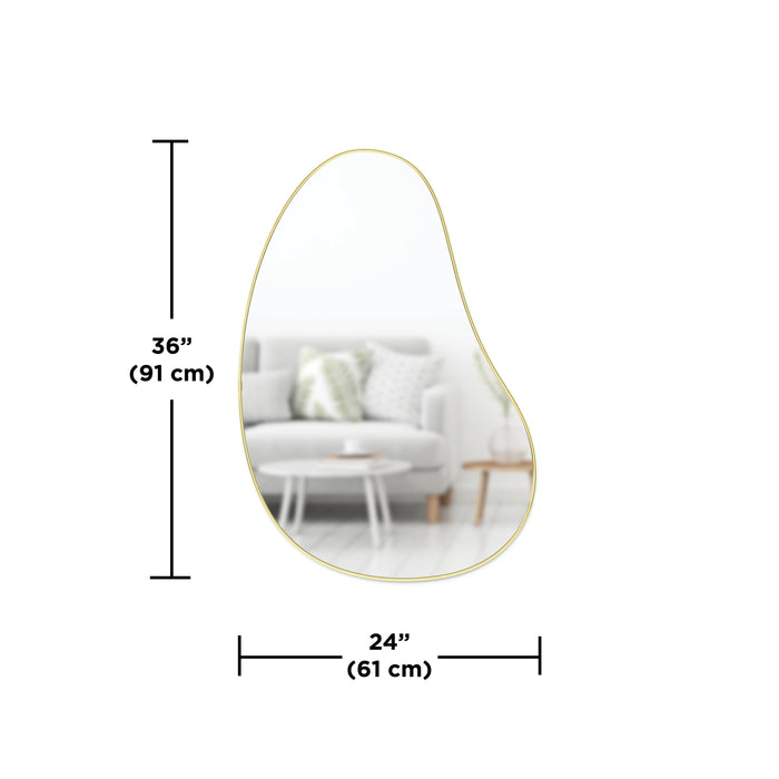 Umbra Hubba Pebble Spiegel - Brass