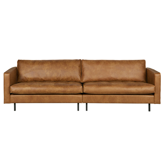 WOOOD Rodeo Classic 3-zitsbank - Eco-leder -  Cognac