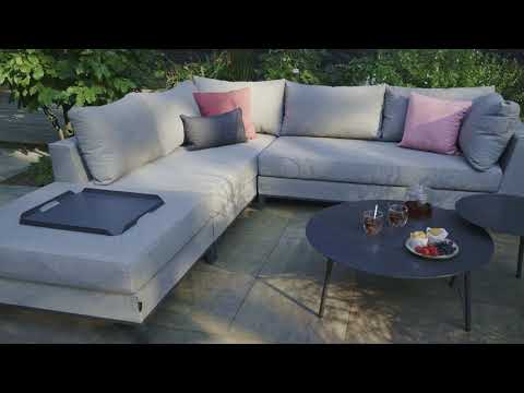 WOOOD Sicilië Loungeset All Weather – Rechts - Taupe