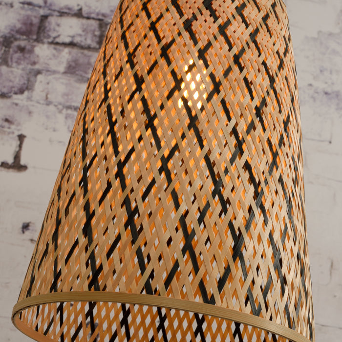 GOOD&MOJO Kalimantan Hanglamp Langwerpig - Ø34cm - Naturel