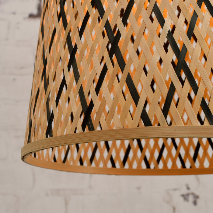 GOOD&MOJO Kalimantan Hanglamp Langwerpig - Ø34cm - Naturel