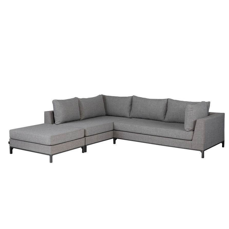 WOOOD Sicilië Loungeset All Weather - Links - Ash Grey